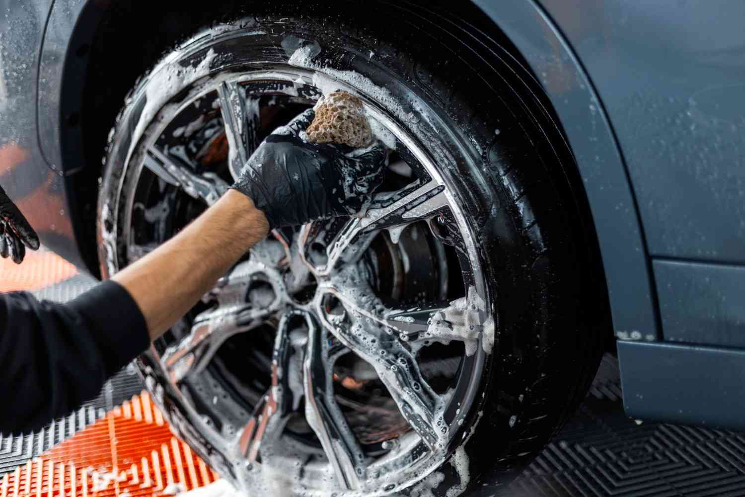 Alloy wheel detailing process